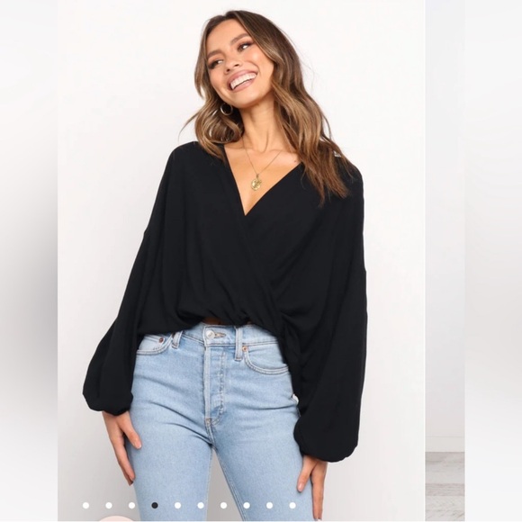 Petal and Pup Black Zermatt Top - Picture 5 of 8